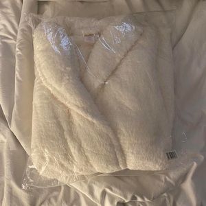 New in packaging time and tru faux fur robe size xl